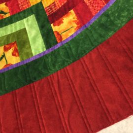 Red and Green Quilt
